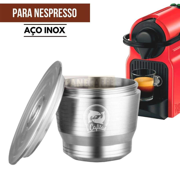 Cápsulas Reutilizáveis em Inox para Nespresso