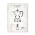 Pôster Quadro Coffee Art - Bialetti Moka Vintage