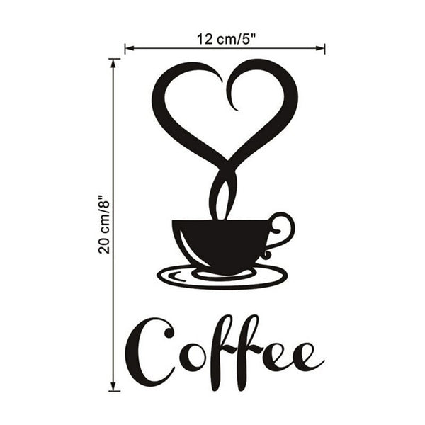 Adesivo de Parede Coffee Love