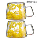 Caneca Cherry Artesanal em Vidro Duplo