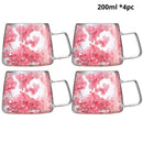 Caneca Cherry Artesanal em Vidro Duplo