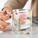 Caneca Summer Artesanal em Vidro Duplo