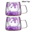 Caneca Cherry Artesanal em Vidro Duplo