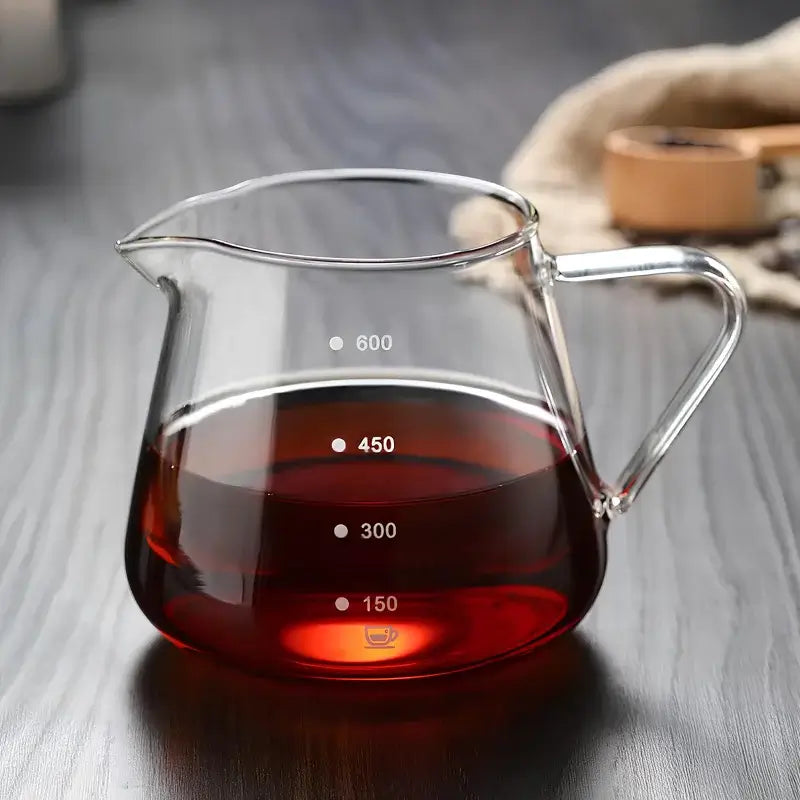 Kit Barista V60 Espiral com Porta-Filtro + Jarra em Vidro Borossilicato