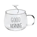 Caneca Good Morning em Vidro Borossilicato - 400ml