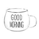 Caneca Good Morning em Vidro Borossilicato - 400ml