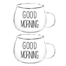Caneca Good Morning em Vidro Borossilicato - 400ml
