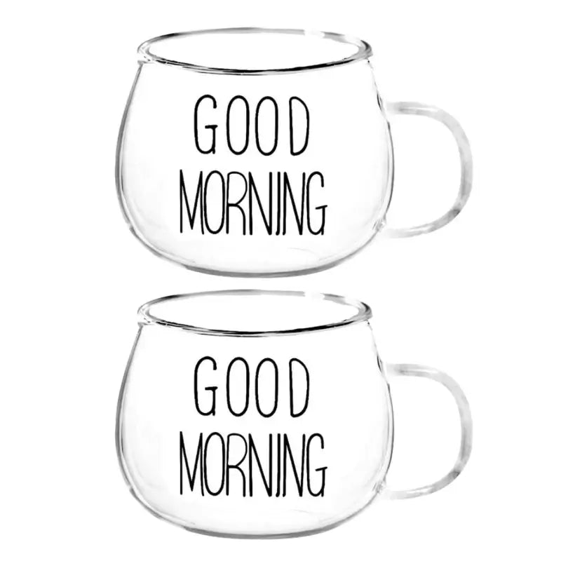 Caneca Good Morning em Vidro Borossilicato - 400ml