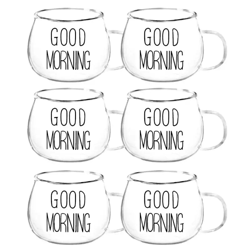 Caneca Good Morning em Vidro Borossilicato - 400ml