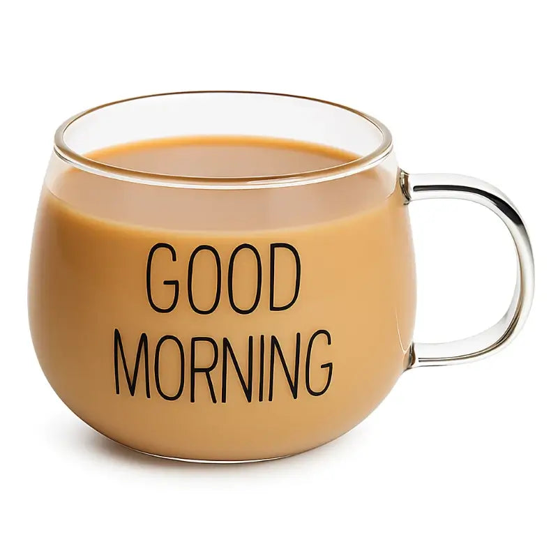 Caneca Good Morning em Vidro Borossilicato - 400ml