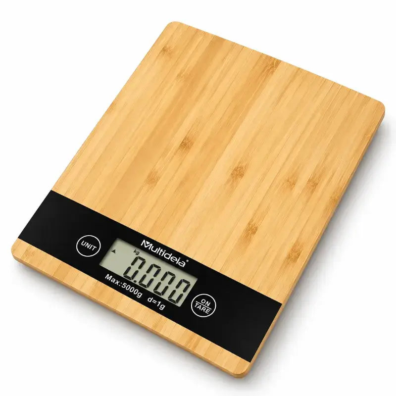 Balança Digital Bamboo – Alta Precisão Para Café e Cozinha
