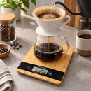 Balança Digital Bamboo – Alta Precisão Para Café e Cozinha
