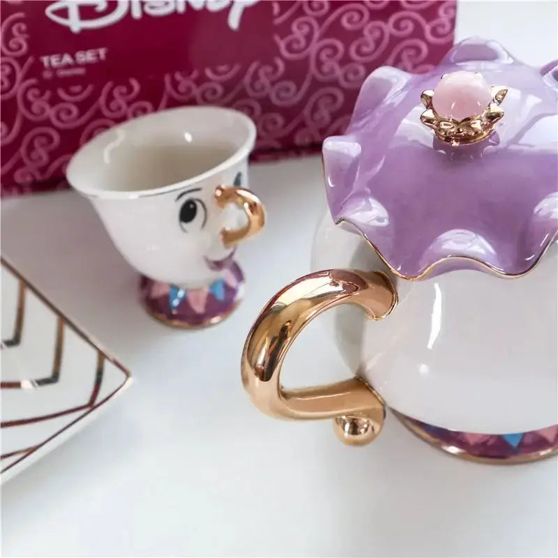 Porcelanas Zip e Madame Samovar - A Bela e A Fera