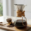 Cafeteira Estilo Chemex com Filtro Inox Permanente