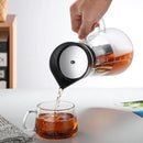 Cafeteira Cold Brew 1,2L em Vidro Borossilicato com Filtro de Aço Inox | Para Café e Chá Gelados de Extração Lenta