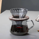 Kit Barista V60 Wood – Porta Filtro Espiral, Suporte de Madeira e Jarra 600ml