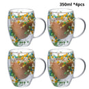 Caneca Tropical Artesanal em Vidro Duplo