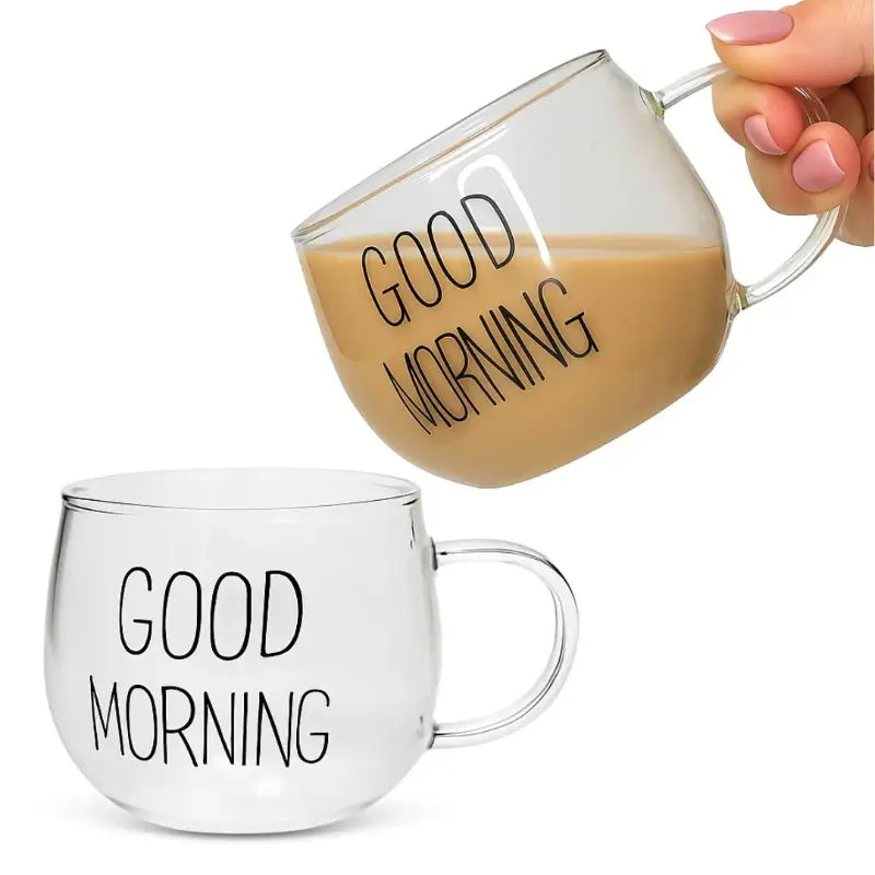Caneca Good Morning em Vidro Borossilicato - 400ml