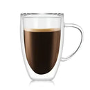 Caneca Duo em Vidro Borossilicato Parede Dupla com Alça