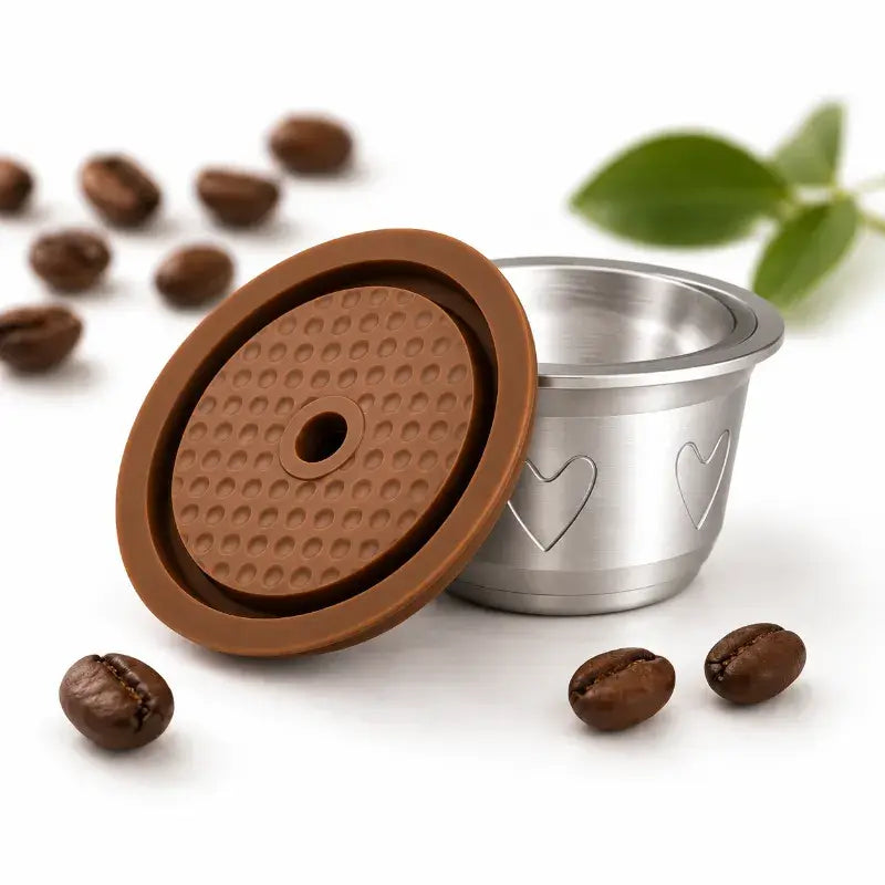 Cápsula Reutilizável em Inox Compatível com Nespresso Vertuo