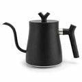 Chaleira Caffeine Gooseneck em Inox Escovado 1,5L – Bico Fino para Café e Chá