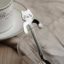 Conjunto Colher Gatinho para Café e Chá em Aço Inox