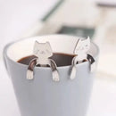 Conjunto Colher Gatinho para Café e Chá em Aço Inox