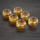 Conjunto Camellia - Bule com Infusor para Chá e Copos em Vidro Duplo