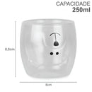 Copo Ursinho em Vidro Duplo Borossilicato – 250ml