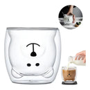 Copo Ursinho em Vidro Duplo Borossilicato – 250ml