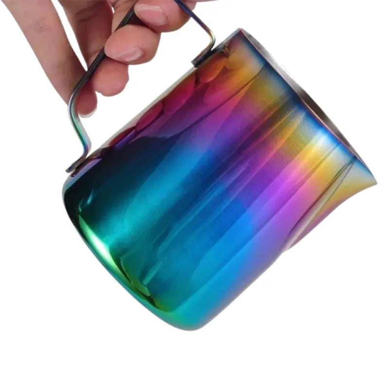 Pitcher Leiteira Inox 350ml com Marcação ML e OZ | Para Latte Art e Cappuccino