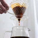 Kit Barista V60 Espiral com Porta-Filtro + Jarra em Vidro Borossilicato