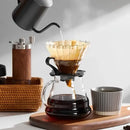 Kit Barista V60 Para Preparo de Café — Jarra 600ml + Porta Filtro em Vidro