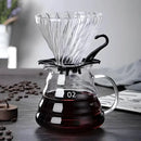 Kit Barista V60 Para Preparo de Café — Jarra 600ml + Porta Filtro em Vidro