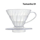 Porta Filtro V60 em Acrílico Transparente