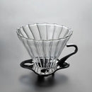 Porta Filtro V60 em Vidro com Base Removível – Tamanho 01 ou 02