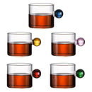 Xícaras Colors Feitas à Mão - Kit com 6 Unidades em Vidro Borosilicato