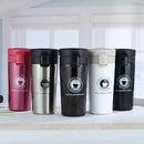 Copo Térmico em Aço Inox com Sistema Anti-Vazamento Enjoy Coffee