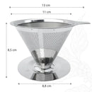 Filtro de Café Slim Ecológico em Inox