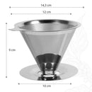 Filtro de Café Slim Ecológico em Inox