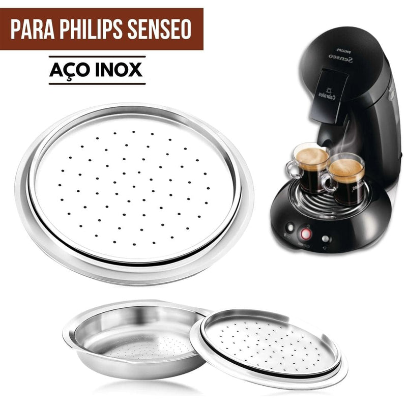 Cápsulas Reutilizáveis em Inox para Philips Senseo