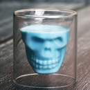 Copo Skull Com Vidro Duplo 3D