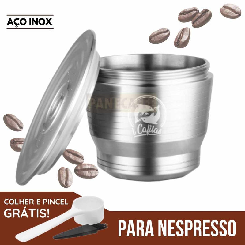 Cápsulas Reutilizáveis em Inox para Nespresso