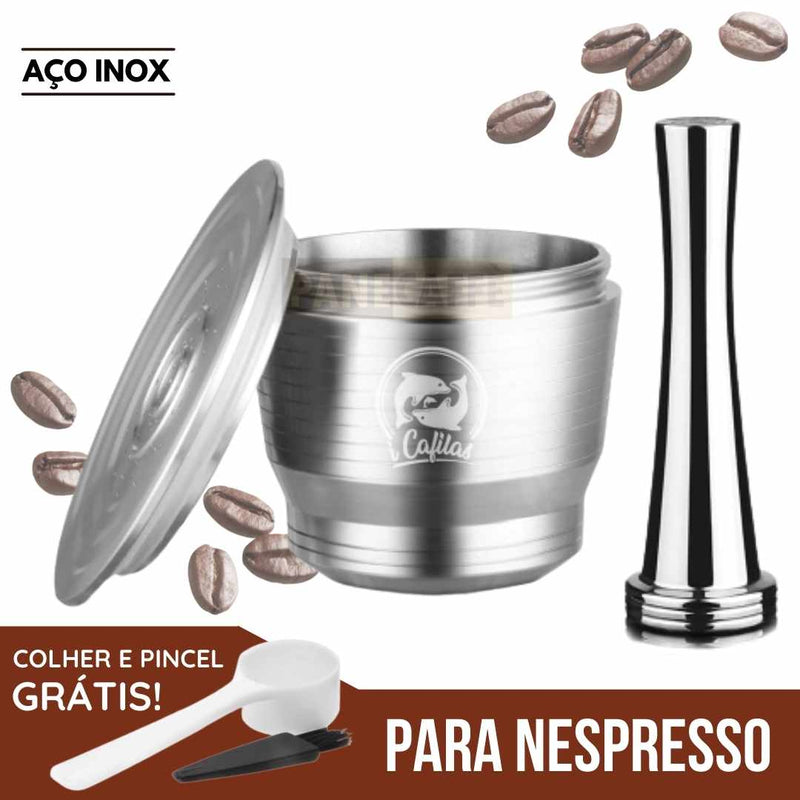 Cápsulas Reutilizáveis em Inox para Nespresso