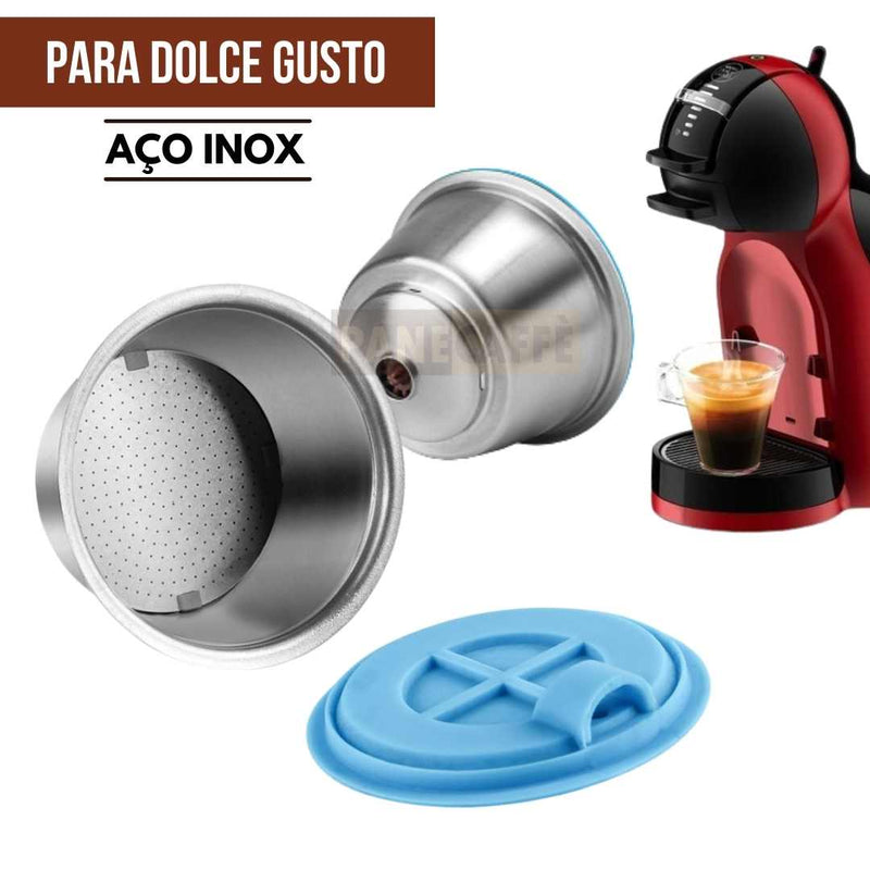 Cápsulas Reutilizáveis em Inox para Dolce Gusto