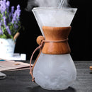 Cafeteira Estilo Chemex em Vidro com Filtro Inox