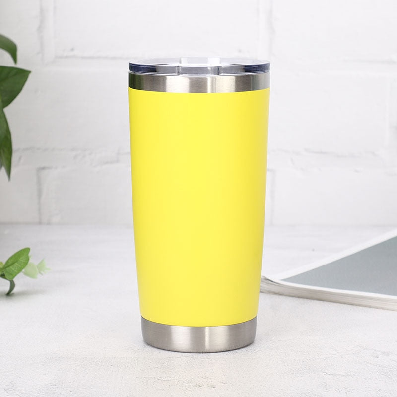 Copo Térmico com Tampa Para Cerveja e Café 590ml