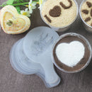 Molde de Desenho Para Cafés e Tortas com 16 Peças