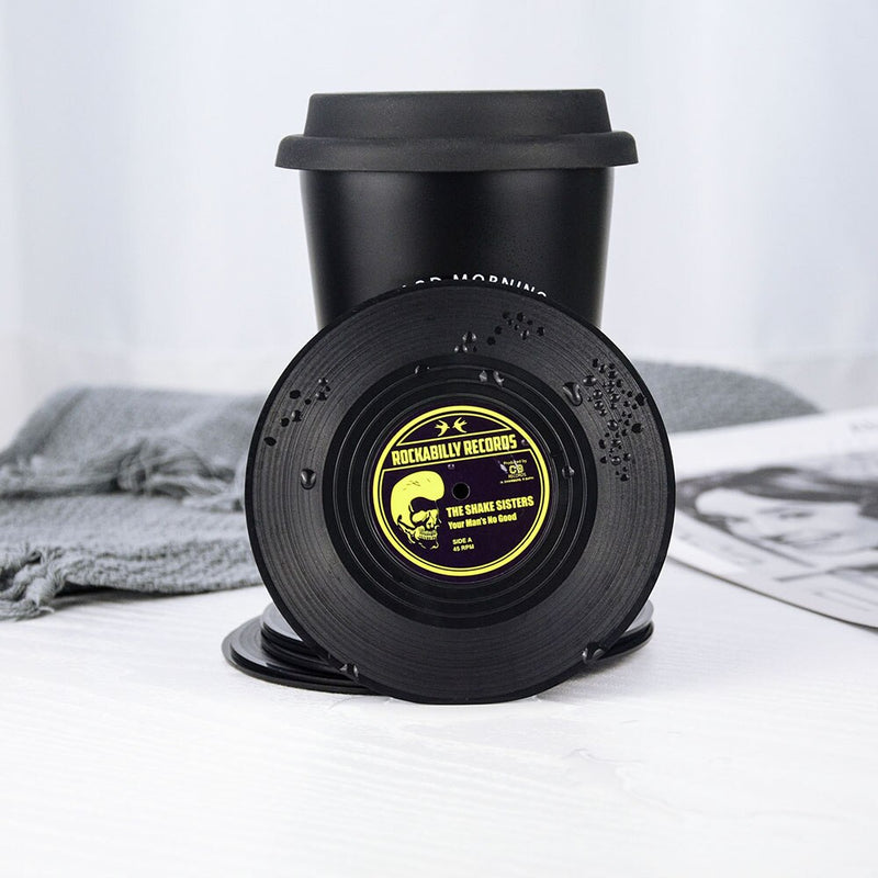 Porta Copos Vinyl Records
