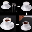 Molde de Desenho Para Cafés e Tortas com 16 Peças